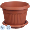 Кашпо ЛИВИЯ D280мм 7,4л с поддоном М 3021