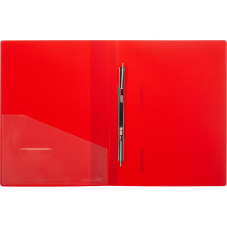 Скоросшиватель пластиковый с внутренним карманом Attache А4 крас 200л,0,7мм