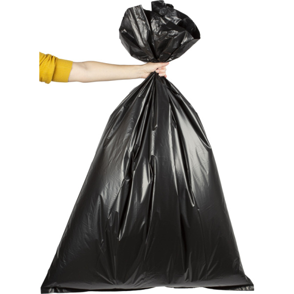 Мешки для мусора ПВД 240л 80мкм 10шт/уп черные 90х140см