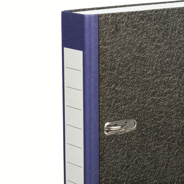 Папка-регистратор Attache Economy 50 мм мрамор с синим кор,мет.уг,бум/бум