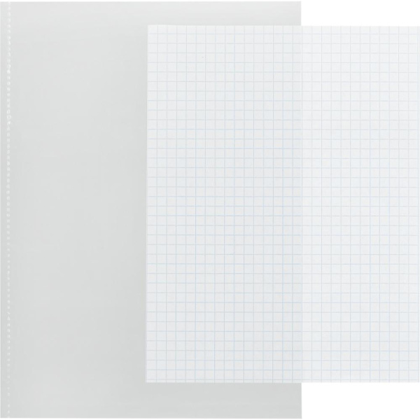 Файл-вкладыш Attache А5, 30 мкм прозрачный гладкий без перфорации 50 шт/ уп