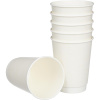 Стакан одноразовый бум 2-сл. d-90мм 300мл белый КОМУС (25шт/уп)