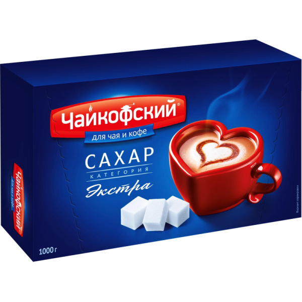 Сахар кусковой прессованный Чайкофский 1 кг