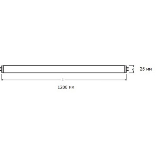 Лампа люминесцентная Osram  L 36W/765 G13 6400К хол.дневн. 25шт/уп