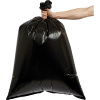 Мешки для мусора ПВД 120л 55мкм 5шт/уп черные 70x110см Комус