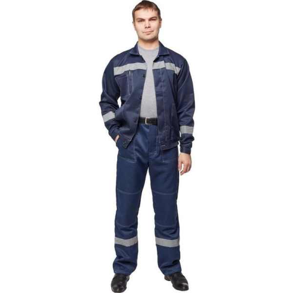 Костюм рабочий летний муж. л22-КБР т.син. (р.52-54) 158-164