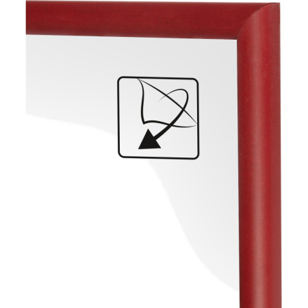 Рамка пластиковая Attache 21x30 (A4) ПЭТ Красная