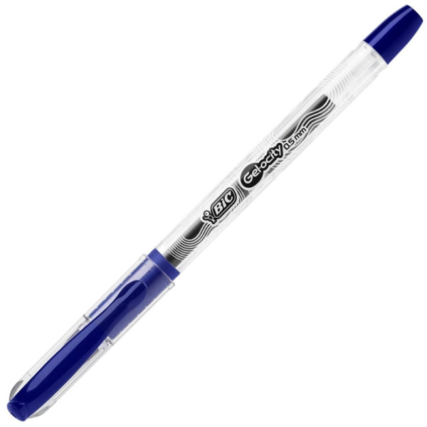 Ручка гелевая неавтомат. BIC Gelocity Stic резин.манжет.синяя