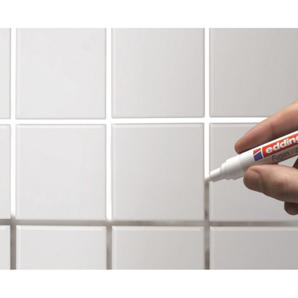 Маркер для кафеля EDDING E-8200 метал.корпус 2-4мм серебро