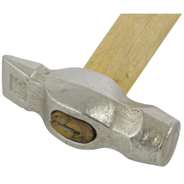 Молоток слесарный, 500 г, круглый боек, деревянная рукоятка (10240)