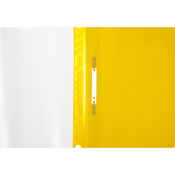 Скоросшиватель пластиковый A4 Attache желтый 10шт/уп Россия