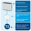 Диспенсер для туалетной бумаги Tork Т2 в мини рулонах метал 460006