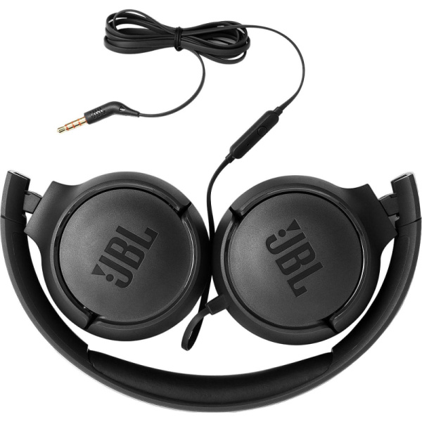 Наушники JBL T500 чёрные (JBLT500BLK)