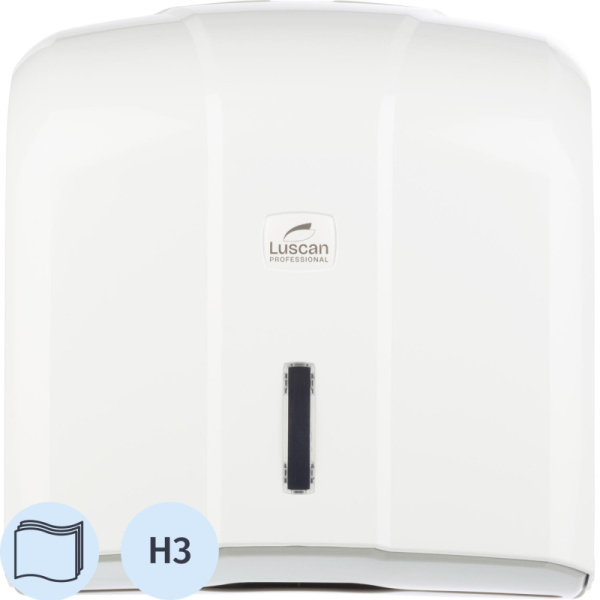Диспенсер для полотенец лист Luscan Professional Vсложбелый