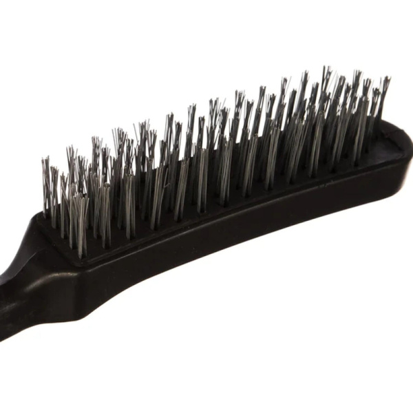 Щетка металлическая 5-рядная с пластмассовой ручкой SPARTA (748675)