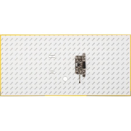 Папка-регистратор ECONOMY PLUS 80 мм,желт,ПБП1,карм.кор,мет.уг