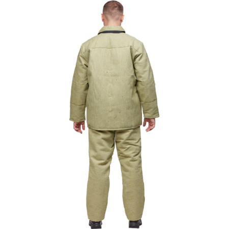 Костюм сварщика брезентовый утепл. кур/бр (модель КС02ПР) (48-50) 170-176