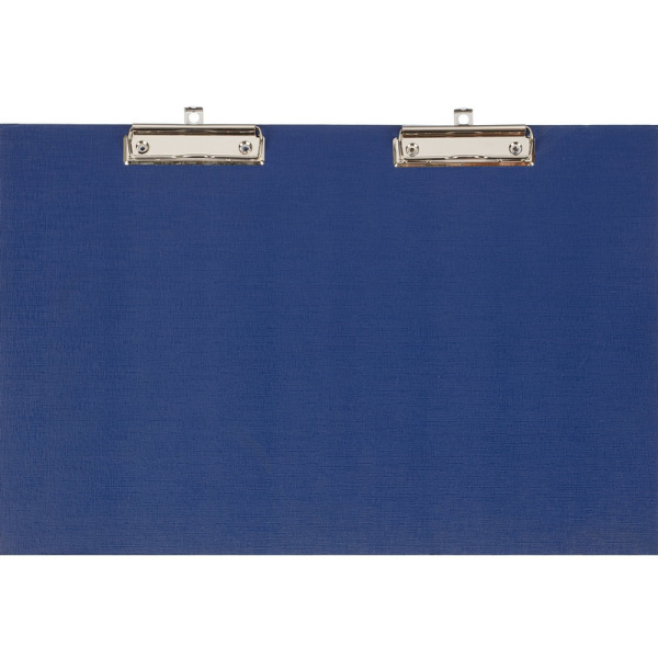 Папка-планшет Attache A3 горизонтальный, с двумя зажимами синий
