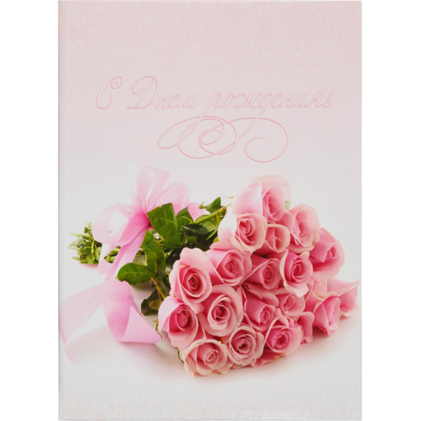 Папка адресная с Днем рождения