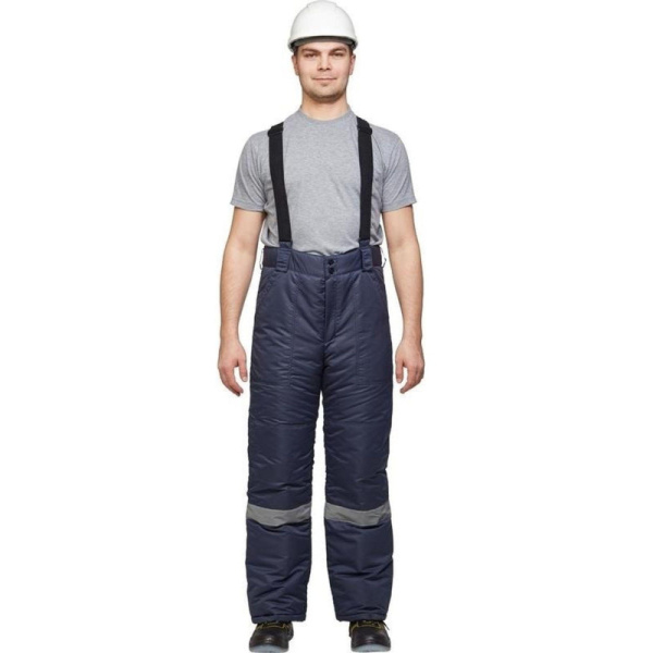 Брюки рабочие зимние муж. з28-БР син (р.48-50)170-176