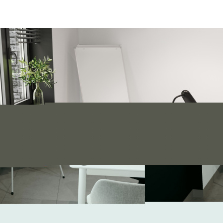 Флипчарт магнитно-маркерный 70х100 см на треноге Attache рама аллюмин