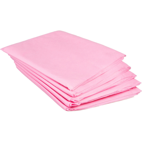 Простыня 200x90, спанбонд, пл.30, розовый, ЛЮКС, 10шт/уп, штучно, 01-509