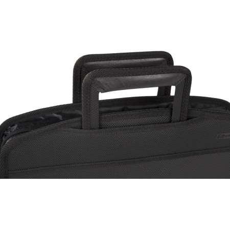 Папка-портфель с выдвижными ручками, черный, Комус