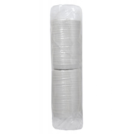 Крышка на стакан белая 80 мм,100шт.