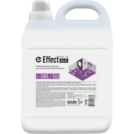 Профхим послестрой кисл д/удал цемента,затирок,ржавч Effect/DELTA 410, 5л