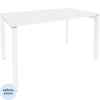 Стол ONIX-П П на металлокаркасе O.MP-SP-3.8 белый бриллиант/белый Ш1380