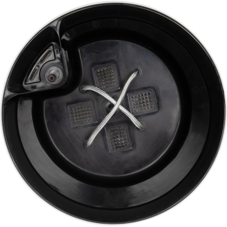 Горшок цветочный с автополивом  КОМФОРТ 12л белый ПИ-33-9ТХ