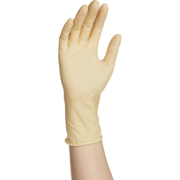 Мед.смотров. перчатки латекс. н/о, тек. Dermagrip Classic(S) 50 D1501-10/30