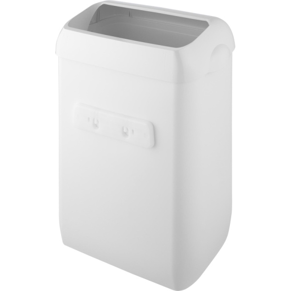 Корзина для мусора пластиковая KK Aquarius белая 2 шт 6993