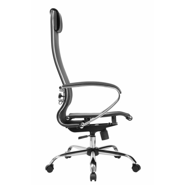 Кресло MT_МЕТТА-12 MPRU сетка черн., хр. подл.131/осн.003(подл.101/осн.003)