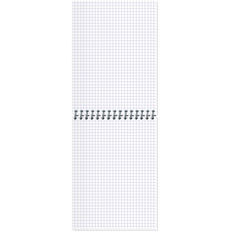 Блокнот на спирали А5 80л  Attache клетка, обложка Plastic