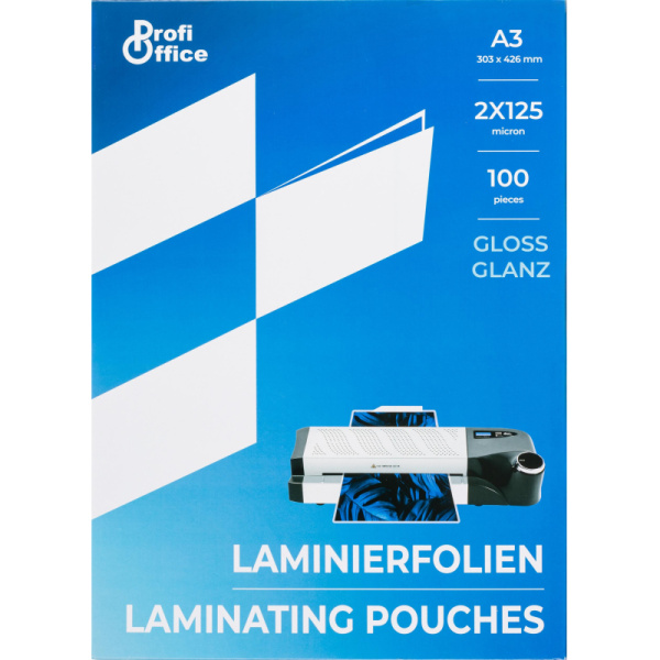 Пленка для ламинирования ProfiOffice А3, 125мкм 100шт/уп.