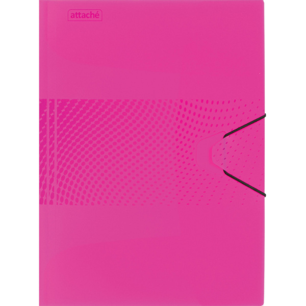 Папка на резинках Attache Digital,розовый