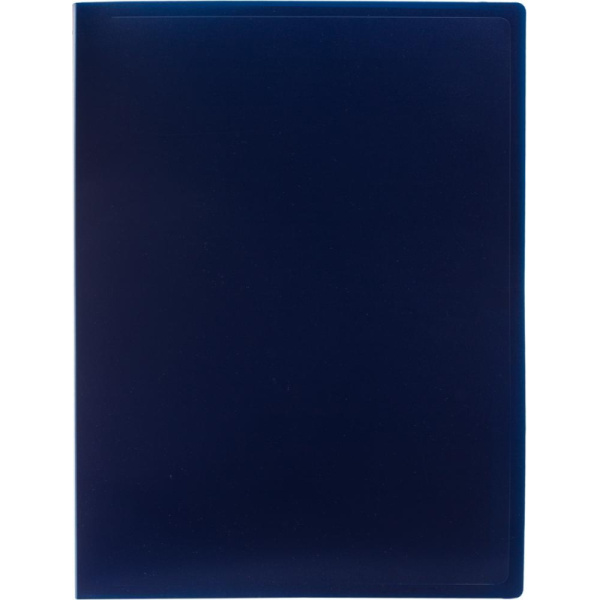 Скоросшиватель пластиковый с метал. скоросшивателем Attache 055S-E синий