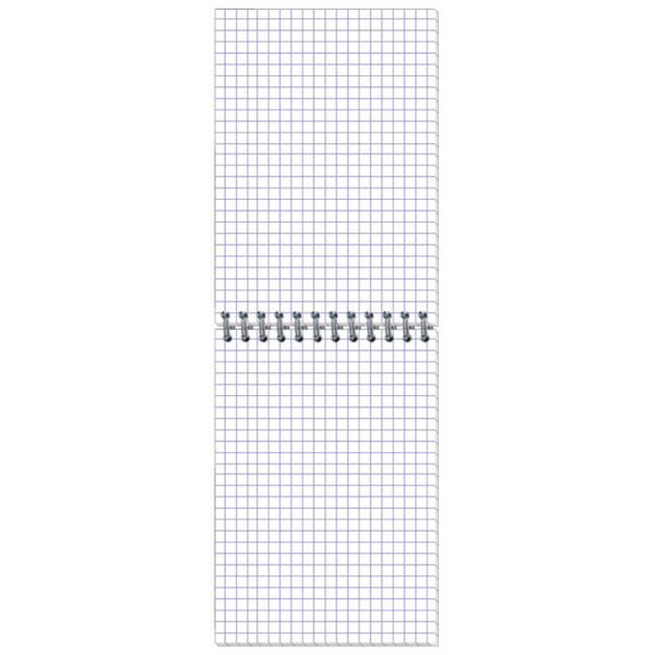 Блокнот МИКРОВЕЛЬВЕТ- А6 50л. спираль, зеленый, клетка 80шт