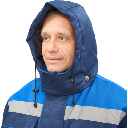 Костюм рабочий зимний муж з12-КПК с СОП син/вас 48-50/182-188