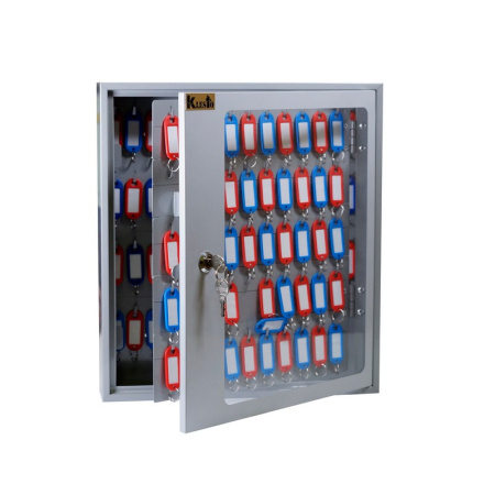 Шкаф для ключей Klesto SKB-102 на 102 ключа, металл/стекло, серый