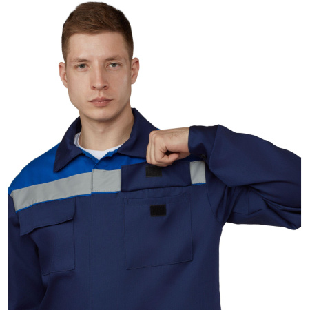 Костюм рабочий летний муж л05-КБР син/вас (р.48-50) 182-188 (Арсенал-СП)