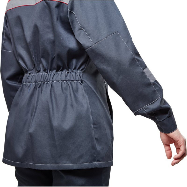 Костюм рабочий летний жен. л20-КБР сер/красн (р.56-58) 170-176 (Арсенал-СП)