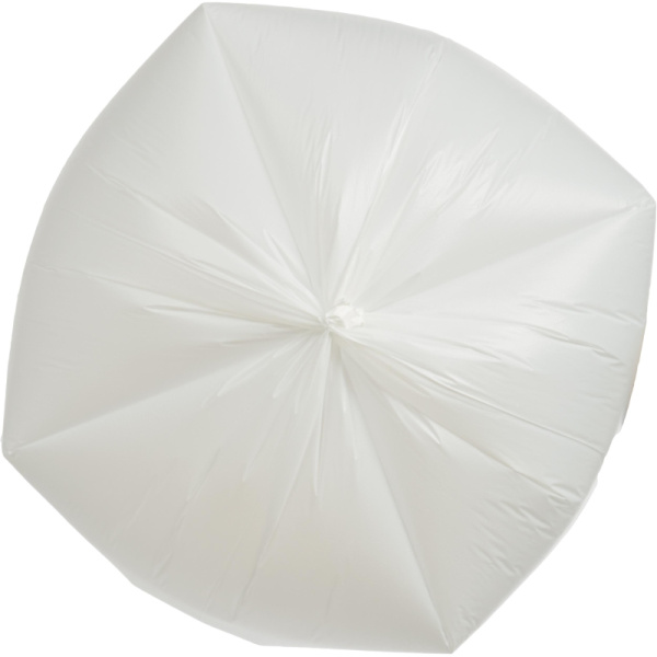 Мешки для мусора ПНД 60л 10мкм 20шт/рул белые 60x90см Комус с ручками