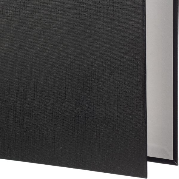 Папка-регистратор Attache Economy, 75мм,  черный, ПБП1, карм.кор