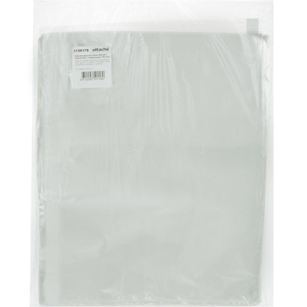 Файл-вкладыш А4 40мкм Attache  S Элементарис перфорацией,100 шт