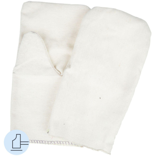 Рукавицы хб с наладонником хб (пл.240 гр/м2) 10 пар/уп