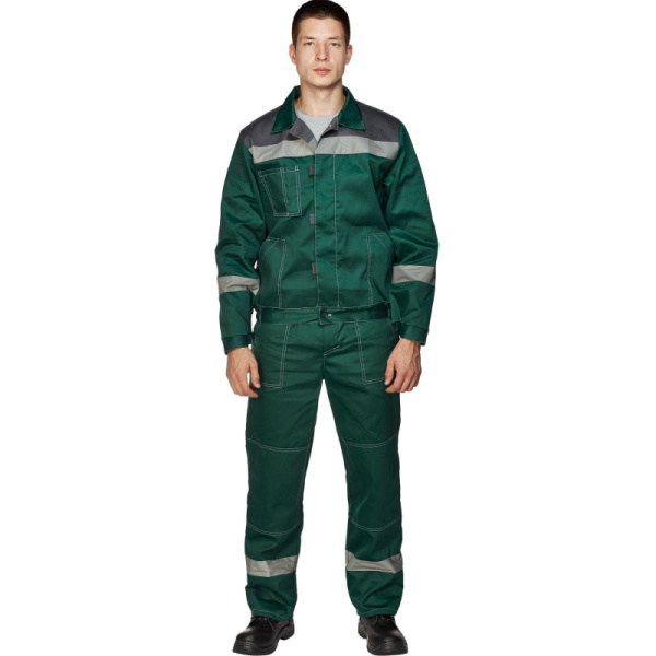 Костюм рабочий летний муж. л20-КБР зелен/сер (р.44-46) 182-188 (Арсенал-СП)