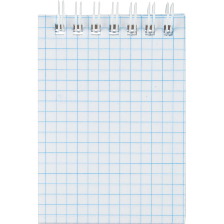 Блокнот на спирали А7 60л. ATTACHE, синий, блок 60г, обложка 215г