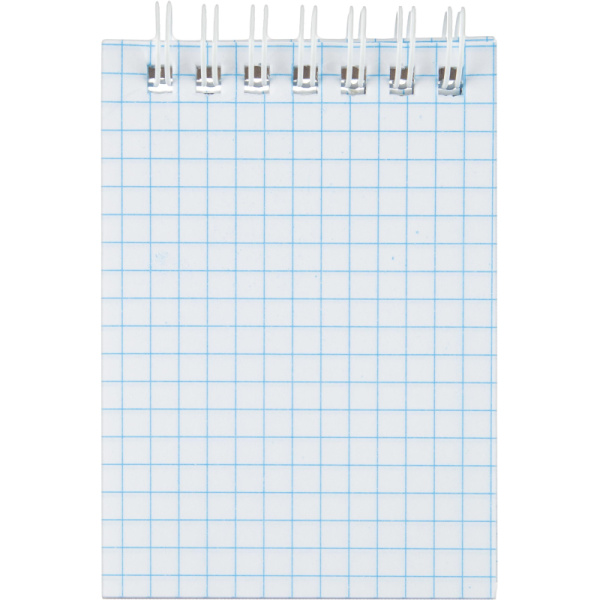 Блокнот на спирали А7 60л. ATTACHE, синий, блок 60г, обложка 215г